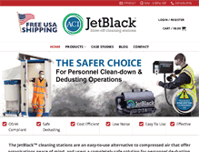 Tablet Screenshot of jetblack-air.com
